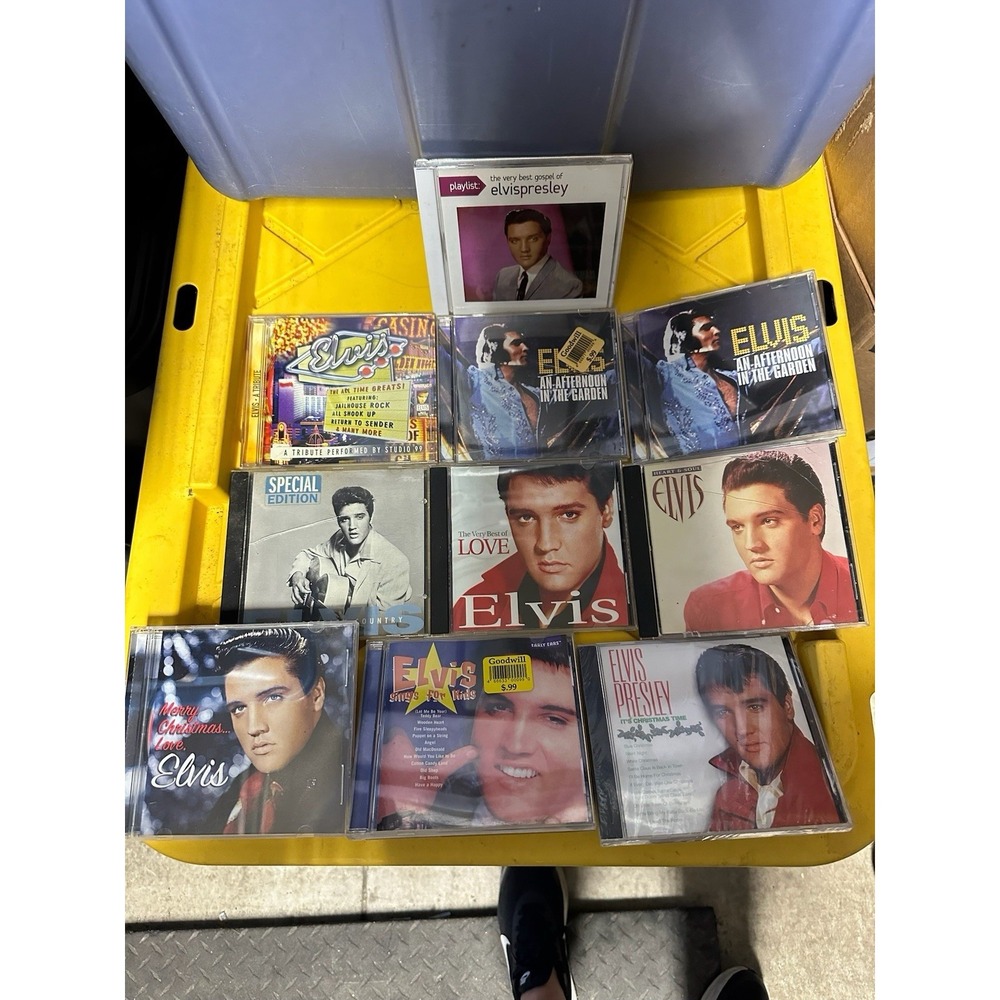 Elvis Presley CD Lot 10 Albums Gospel Christmas Love Afternoon Garden